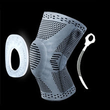 Load image into Gallery viewer, Knee Patella Protector Brace Silicone Spring Knee Pad