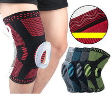 Load image into Gallery viewer, Knee Patella Protector Brace Silicone Spring Knee Pad