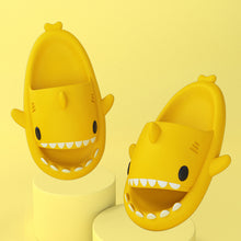 Load image into Gallery viewer, Adult's Slippers Indoor Outdoor Funny Shark Cartoon Slippers