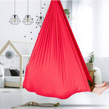 Load image into Gallery viewer, Kids Cotton Outdoor Indoor Swing Hammock For Cuddle Up To Sensory Child Therapy Soft Elastic Parcel Steady Seat