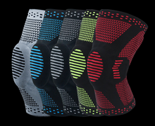 Load image into Gallery viewer, Knee Patella Protector Brace Silicone Spring Knee Pad