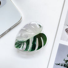 Load image into Gallery viewer, Cute Green Leaves Smartphone Holder Finger Stand Support For Phone Handband