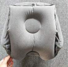 Load image into Gallery viewer, Inflatable Cushion Travel Pillow The Most Diverse &amp; Innovative Pillow for Traveling 2017 Airplane Pillows Neck Chin Head Support
