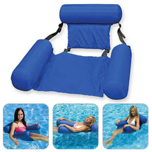 Load image into Gallery viewer, PVC Summer Inflatable Foldable Floating Row Swimming Pool Water Hammock
