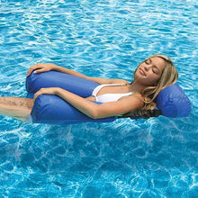 Load image into Gallery viewer, PVC Summer Inflatable Foldable Floating Row Swimming Pool Water Hammock
