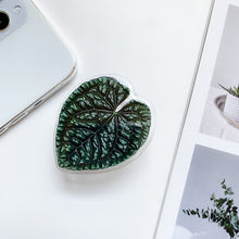 Load image into Gallery viewer, Cute Green Leaves Smartphone Holder Finger Stand  Support For Phone Handband
