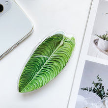 Load image into Gallery viewer, Cute Green Leaves Smartphone Holder Finger Stand  Support For Phone Handband
