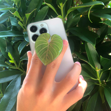 Load image into Gallery viewer, Cute Green Leaves Smartphone Holder Finger Stand  Support For Phone Handband
