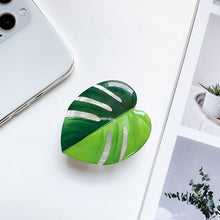 Load image into Gallery viewer, Cute Green Leaves Smartphone Holder Finger Stand  Support For Phone Handband
